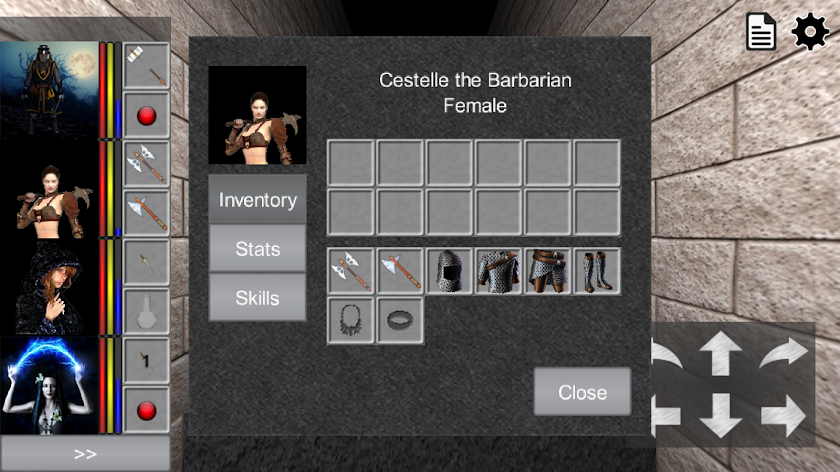 Dungeon Spirit RPG Screen 3