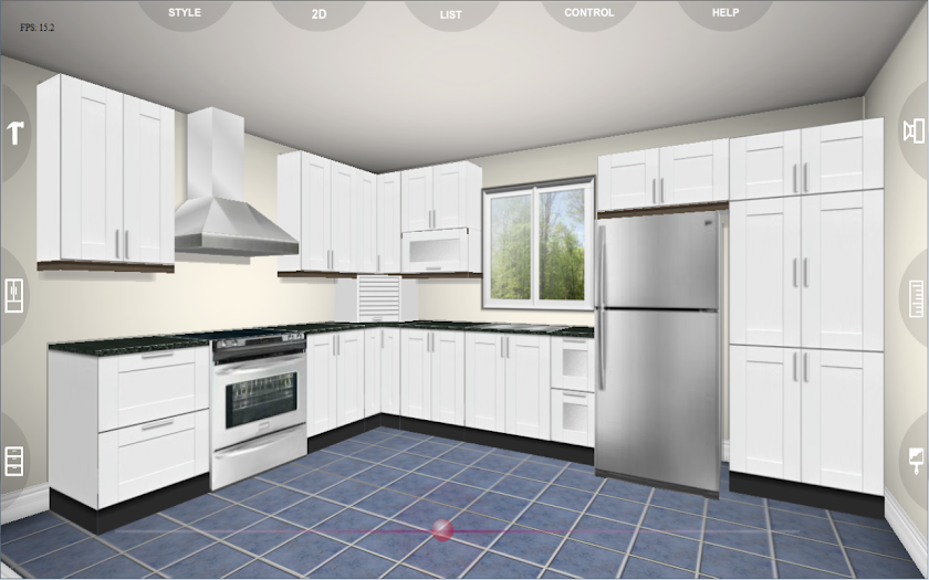 Eurostyle kitchen planner 3D Screen 3