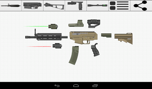 Android application Weapon Builder Pro screenshot