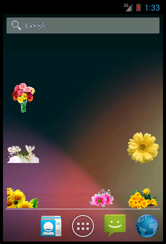 Widgets store: Flowers Set