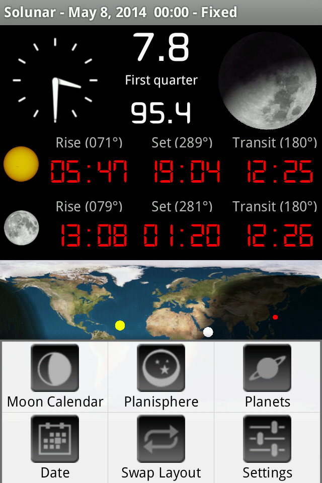 Solunar Screen 2