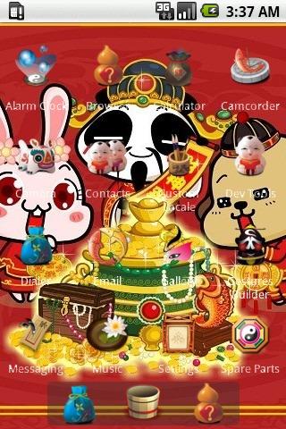 免費下載個人化APP|NONOPANDA Happy Year Theme ADW app開箱文|APP開箱王