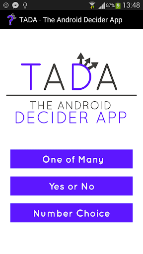 【免費娛樂App】TADA - help me decide!-APP點子