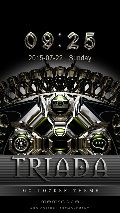 GO Locker Theme Triada Screen 1