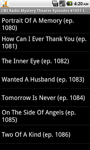【免費音樂App】CBS Radio Mystery Theater V.22-APP點子