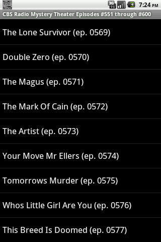 【免費音樂App】CBS Radio Mystery Theater V.12-APP點子