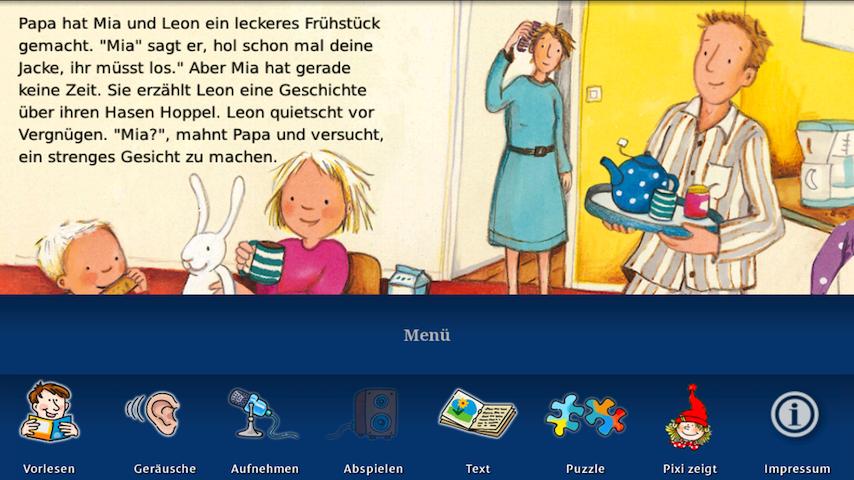 Android application Pixi Buch Meine ersten Bücher screenshort