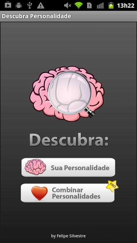 Descubra Personalidade Screen 1