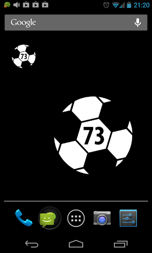 Football Color Battery Widget