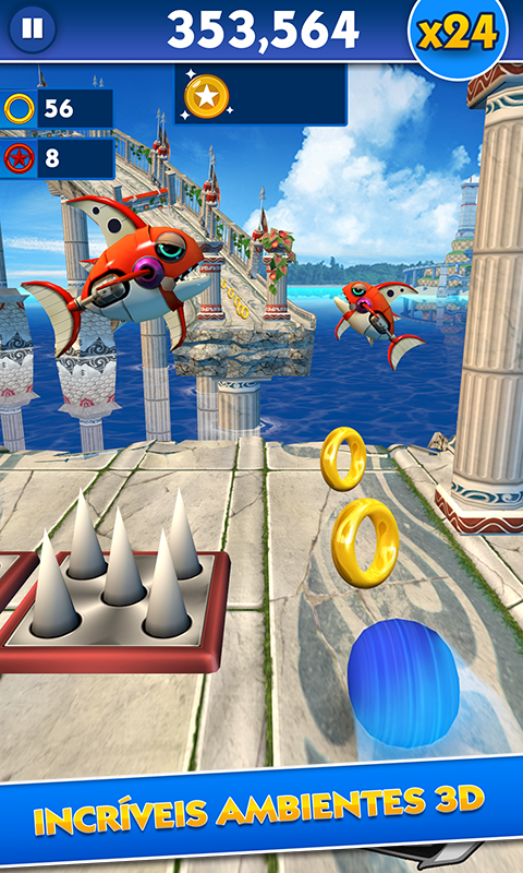   Sonic Dash: captura de tela 
