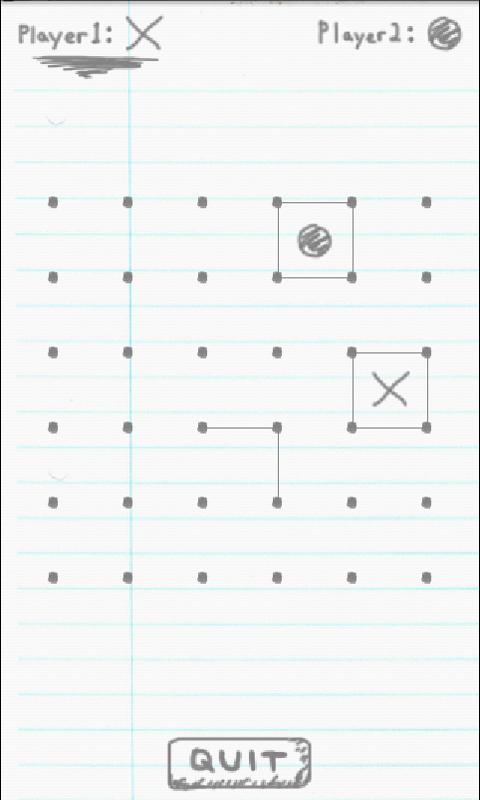 Dot Boxing Screen 1