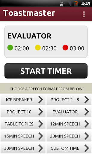 Toastmaster Timer