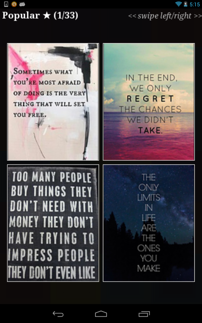 Android application Quotes” Daily Inspiration screenshort