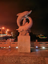 Dolphin Sculpture Left