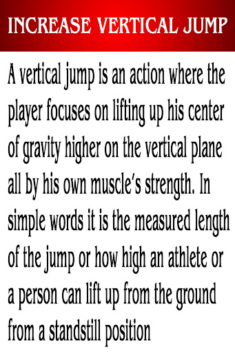 Increase Vertical Jump