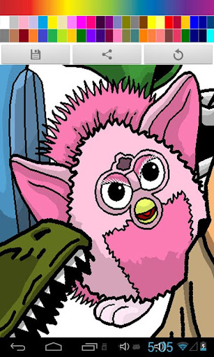 【免費休閒App】Furby Coloring Kid Games-APP點子