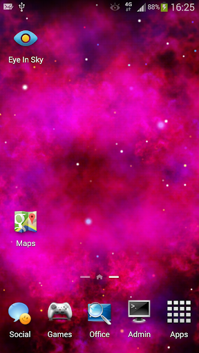 핑크 성운 라이브 배경 화면