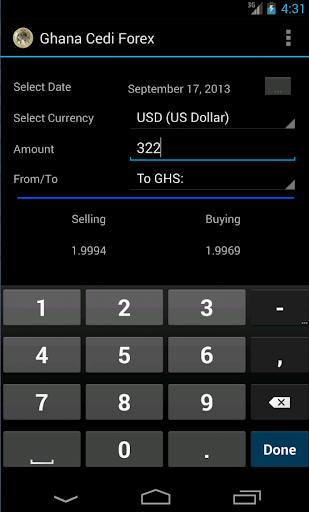 Ghana Cedi FX