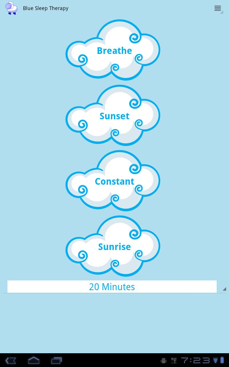 Blue Sleep Therapy Screen 2