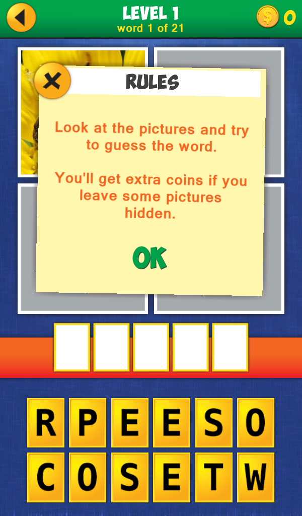 4 Pics 1 Word: Reloaded Screen 3