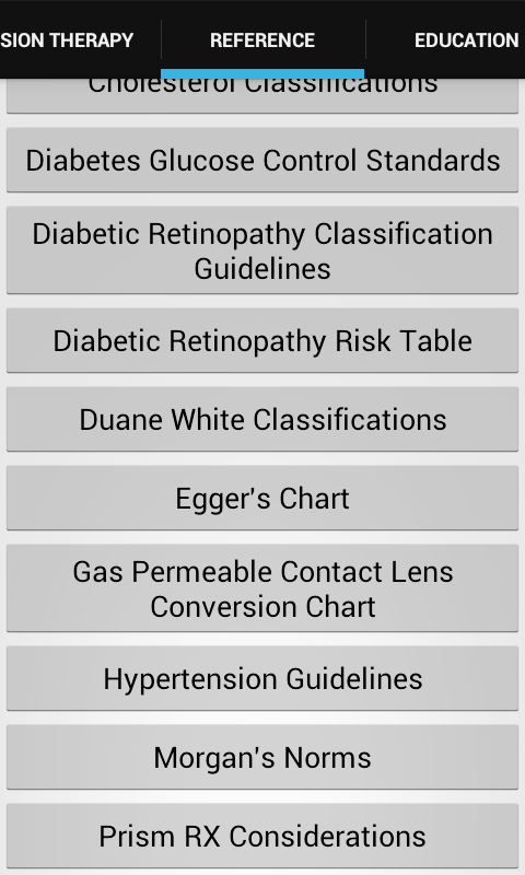Android application Professional Clinical Tools screenshort