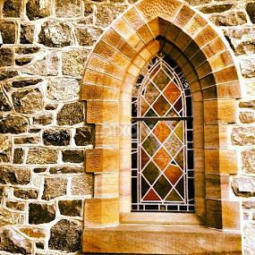 Christ Church window in Greenville, De  by Dianne Collins - Buildings & Architecture Architectural Detail