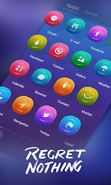 Regret Nothing GO Theme poster 1