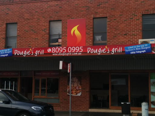 Dougie's Grill Flame Mural