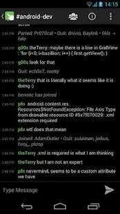 TapChat IRC Client - screenshot thumbnail