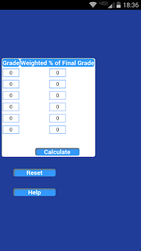 Final Grade Calculator