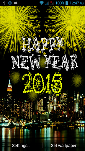 New Year 2015 Live Wallpaper