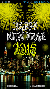Free Download New Year 2015 Live Wallpaper APK for PC