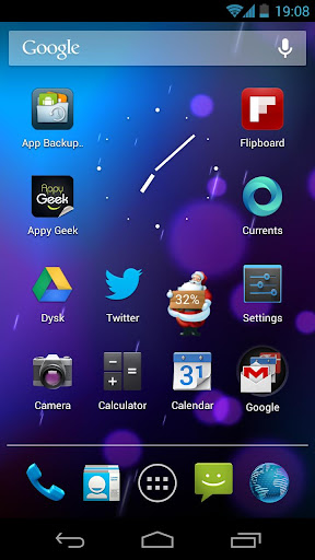 Christmas Battery Widget