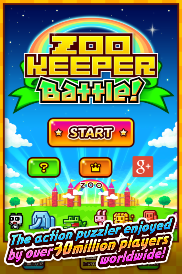 Android application ZOOKEEPER BATTLE screenshort