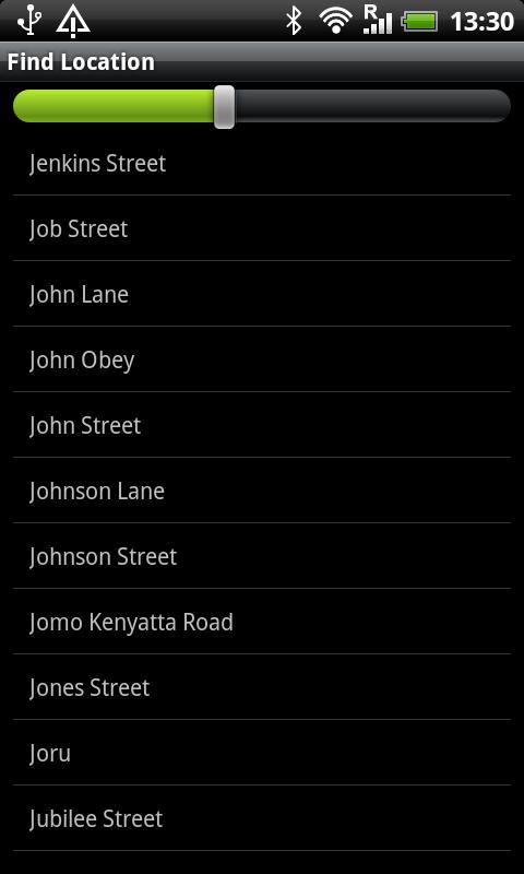 Sierra Leone Street Map Screen 2