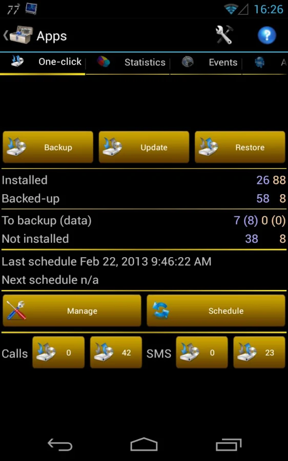 Android Tuner - screenshot
