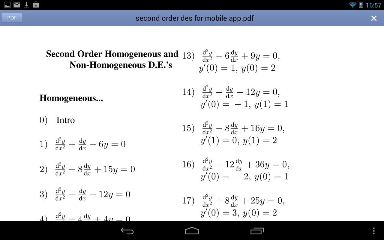 Differential Equation Pdf