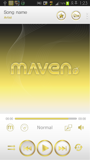 【免費個人化App】MAVEN Player Gold(White) Skin-APP點子