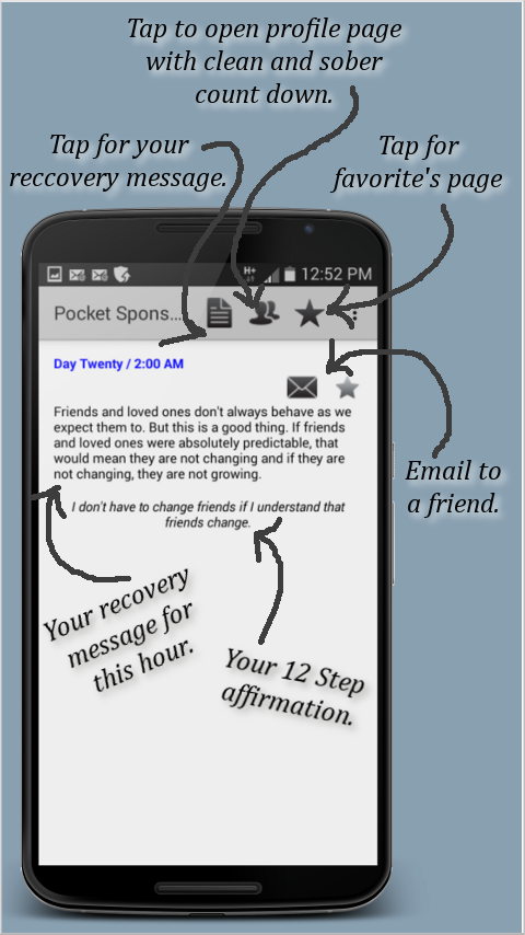 Pocket Sponsor App Screen 3