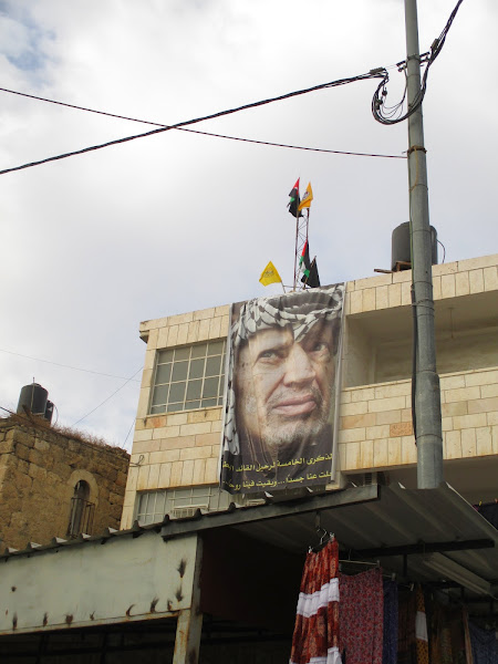 Poster of Yasser Arafat in Bethany