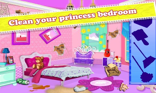 Princess Doll House Cleanup banner