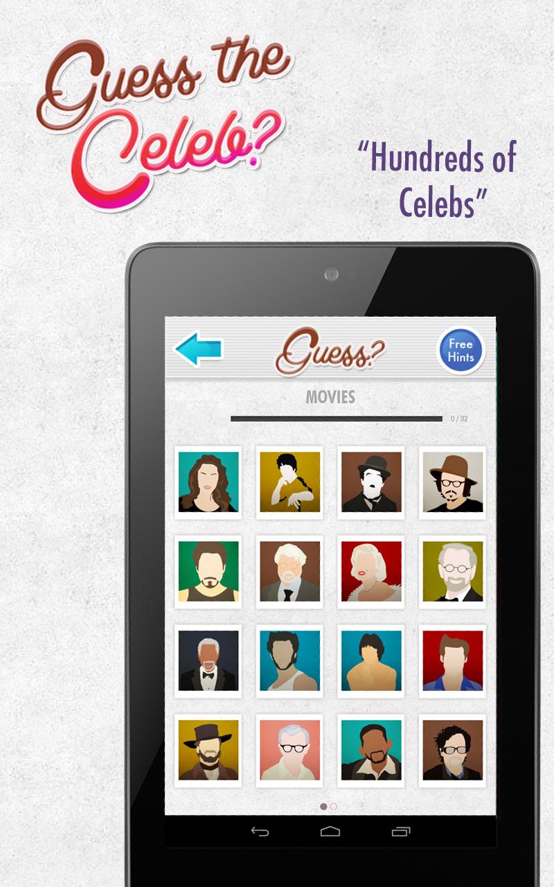 Guess The Celeb - Full Screen 3