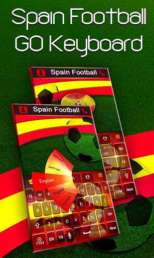 Football Spain Keyboard Theme