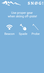 Android application Snøg Avalanche Buddy Pro screenshot