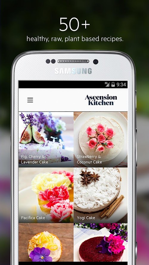 Android application Raw Desserts screenshort