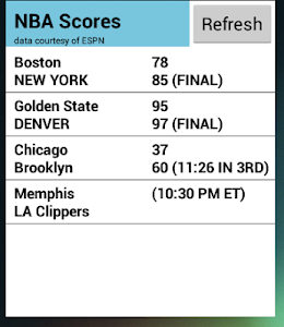 Sports Scores Widget screenshot 4