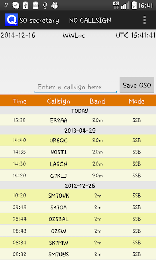 QSO secretary