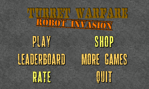 Turret Warfare Robot Invasion