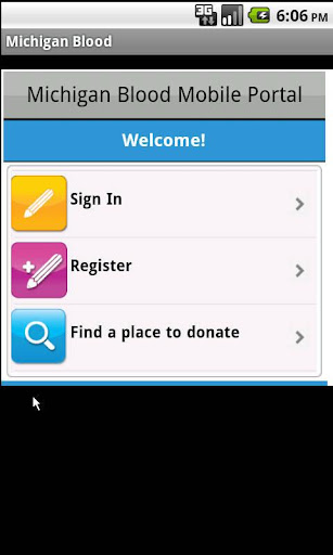 Michigan Blood Mobile Portal