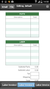 Labor Invoice Screenshots 3